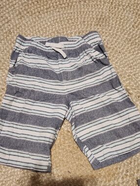 jumping beans Blue and White Striped Shorts